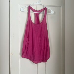 Lululemon Athletica | Pink | Striped Racerback Tank Top
